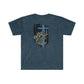 Galilee Cross Flag Bones Unisex Softstyle T-Shirt