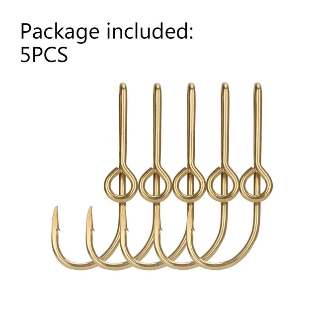 5pcs Fish Hook Hat Pins High carbon steel