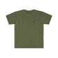 Galilee Cross Flag Bones Unisex Softstyle T-Shirt