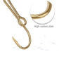 5pcs Fish Hook Hat Pins High carbon steel